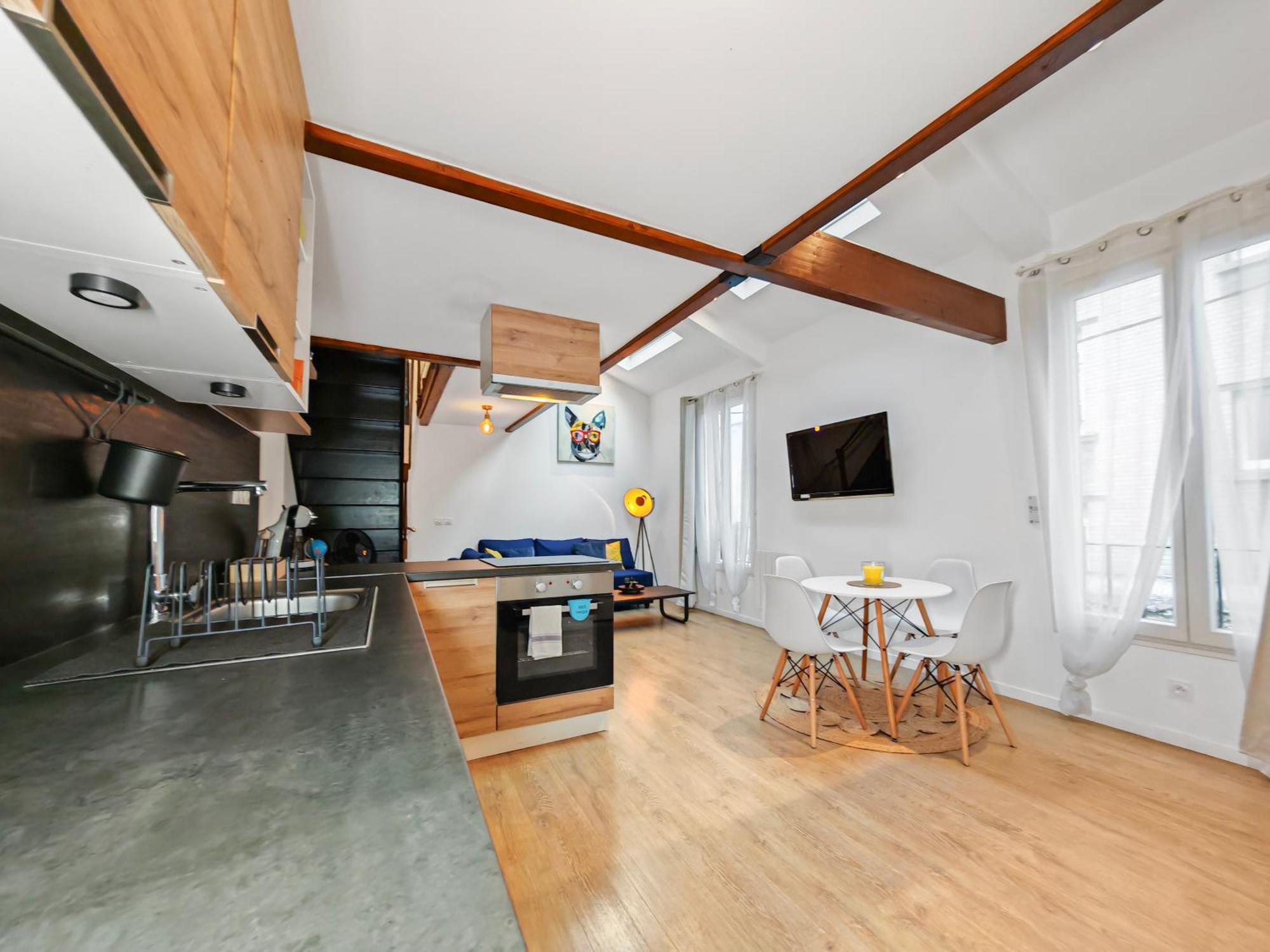 Loft Duplex A 2 Min De Paris - Parking Gratuit Apartment Le Pre-Saint-Gervais Exterior photo